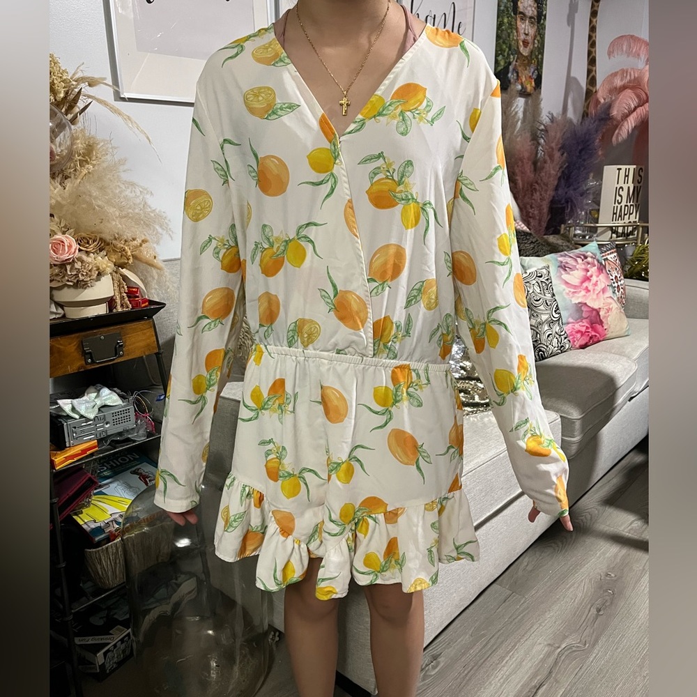 Lemon Printed Jumpsuit